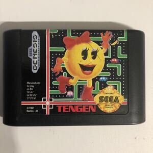 Ms. Pac-Man cartridge game for the SEGA Genesis
